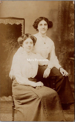 Ancestors Postcard - Two Ladies Sat on a Chair   SW16953