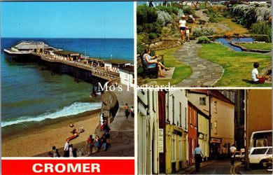 Norfolk Postcard - Views of Cromer   SW16949