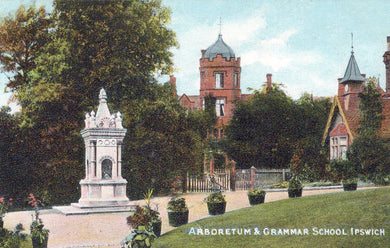 Suffolk Postcard - Ipswich Arboretum and Grammar School  SW18385