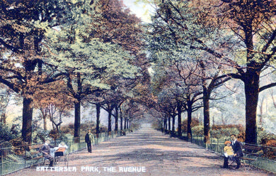 London Postcard - Battersea Park, The Avenue  SW18418