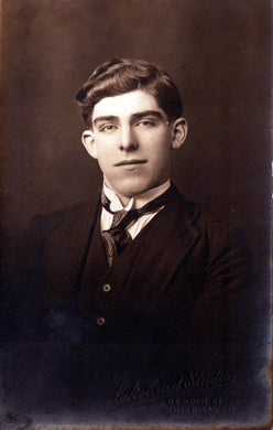 Ancestors Postcard - Suited Young Man, Whitehaven Photographer SW18468