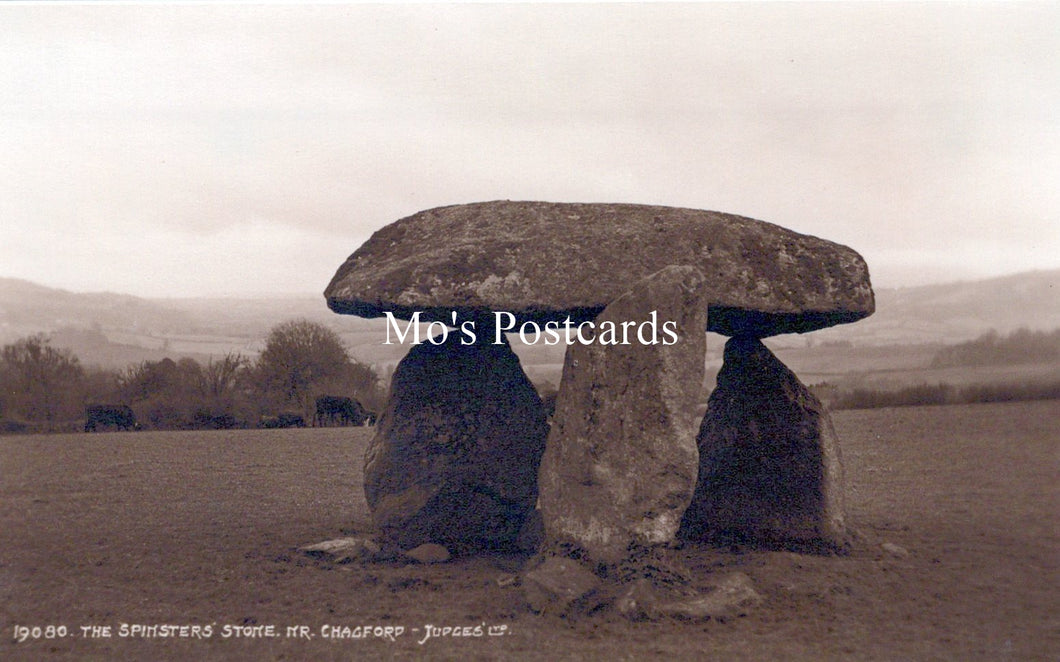 Devon Postcard - The Spinsters Stone, Near Chagford   SW18532