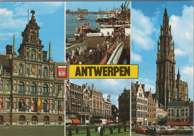 Belgium Postcard - Views of Antwerp, Antwerpen  SW16914