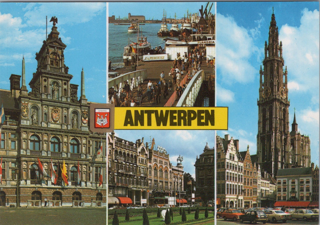 Belgium Postcard - Views of Antwerp, Antwerpen  SW16914