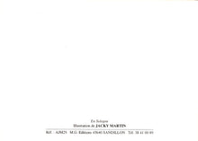 Load image into Gallery viewer, Textual document with &#39;Illustration de JACKY MARTIN&#39; on a white background
