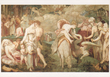 Load image into Gallery viewer, Fresco depicting classical scene with figures and animals
