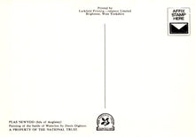 Load image into Gallery viewer, Back of a postal envelope with Larkfield Printing Company Limited branding and National Trust logo.
