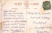 Load image into Gallery viewer, Romance Postcard - When The Fields Are White With Daisies  VT206
