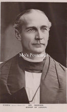 Load image into Gallery viewer, Vintage black and white photograph of a clergyman with &#39;Mo&#39;s Postcards&#39; text overlay
