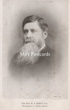 Load image into Gallery viewer, Vintage black and white portrait of a man with &#39;Mo&#39;s Postcards&#39; branding.
