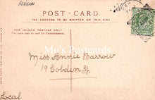 Load image into Gallery viewer, Vintage postcard with text and a stamp, featuring the brand &#39;Mo&#39;s Postcards&#39;.
