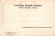 Load image into Gallery viewer, Vintage Italian postcard with &#39;Cartolina Postale Italiana&#39; text on a beige background
