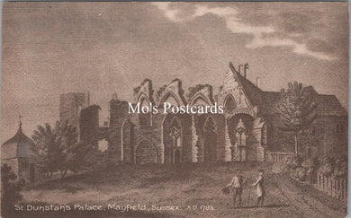 Sussex Postcard - St Dunstan's Palace, Mayfield A.D.1783 - SW17354