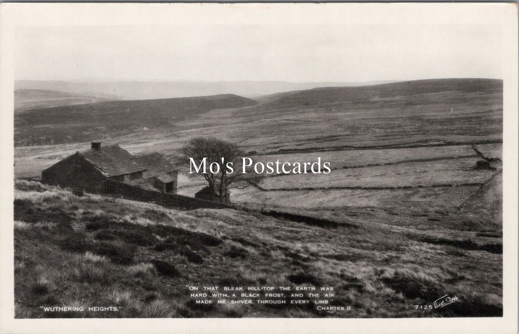 Yorkshire Postcard - Wuthering Heights, Emily Bronte   SW17369