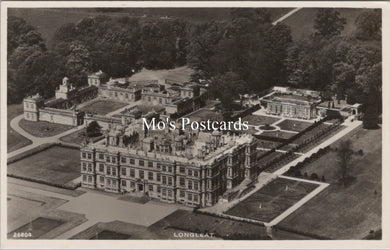 Wiltshire Postcard - Aerial View of Longleat House  SX2