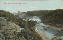 Load image into Gallery viewer, Bristol Postcard - Steamer on The River Avon, Showing Woods SX15
