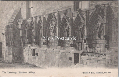 Northumberland Postcard - The Lavatory, Hexham Abbey  SX98