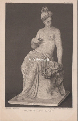 British Museum Postcard - Woman With Mask    SX124