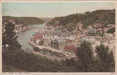 Cornwall Postcard - Looe River and East Coast   SX134