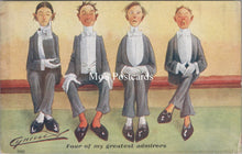 Load image into Gallery viewer, Comic Postcard - Cynicus, Four of My Greatest Admirers  SW17630
