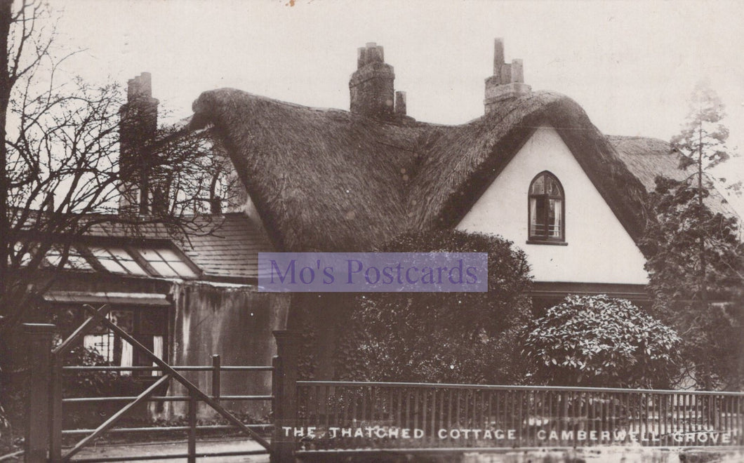 London Postcard - The Thatched Cottage, Camberwell Grove  SW20206