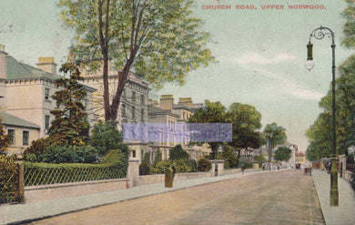 London Postcard - Church Road, Upper Norwood  SW20208