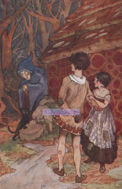 Fairy Tale Postcard - Hansel and Gretel, London County Council Reward Card  SW20214