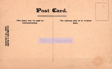 Load image into Gallery viewer, Vintage-style postcard with &#39;Mo&#39;s Postcards&#39; branding on a brown background
