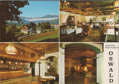 Austria Postcard - Gasthof Restaurant Oswald, Lendorf   SW17521