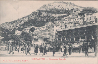 Gibraltar Postcard - Casemates Barracks  SW17482