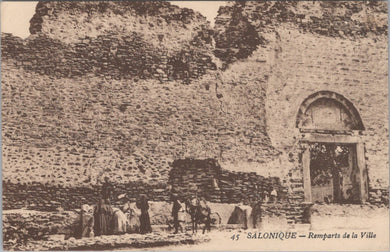 Greece Postcard - Salonique / Thessaloniki, Remparts De La Ville  SW17491