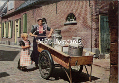 Netherlands Postcard - Spakenburg, Milk Churn Delivery  SX282