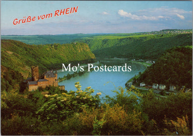 Germany Postcard - Blick Uber Die Burg Katz Auf Dem Rhein  SX294