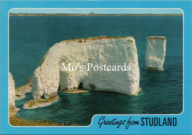 Dorset Postcard - Old Harry Rocks Near Studland  SX343