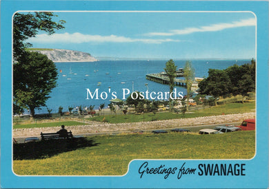 Dorset Postcard - Greetings From Swanage    SX344