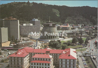 New Zealand Postcard - View of Downtown Wellington   SX353