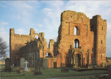 Northumberland Postcard - Lindisfarne Priory, Holy Island   SW17088