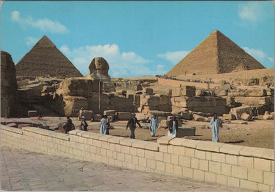 Egypt Postcard - Giza, The Sphinx and The Pyramids   SW17098