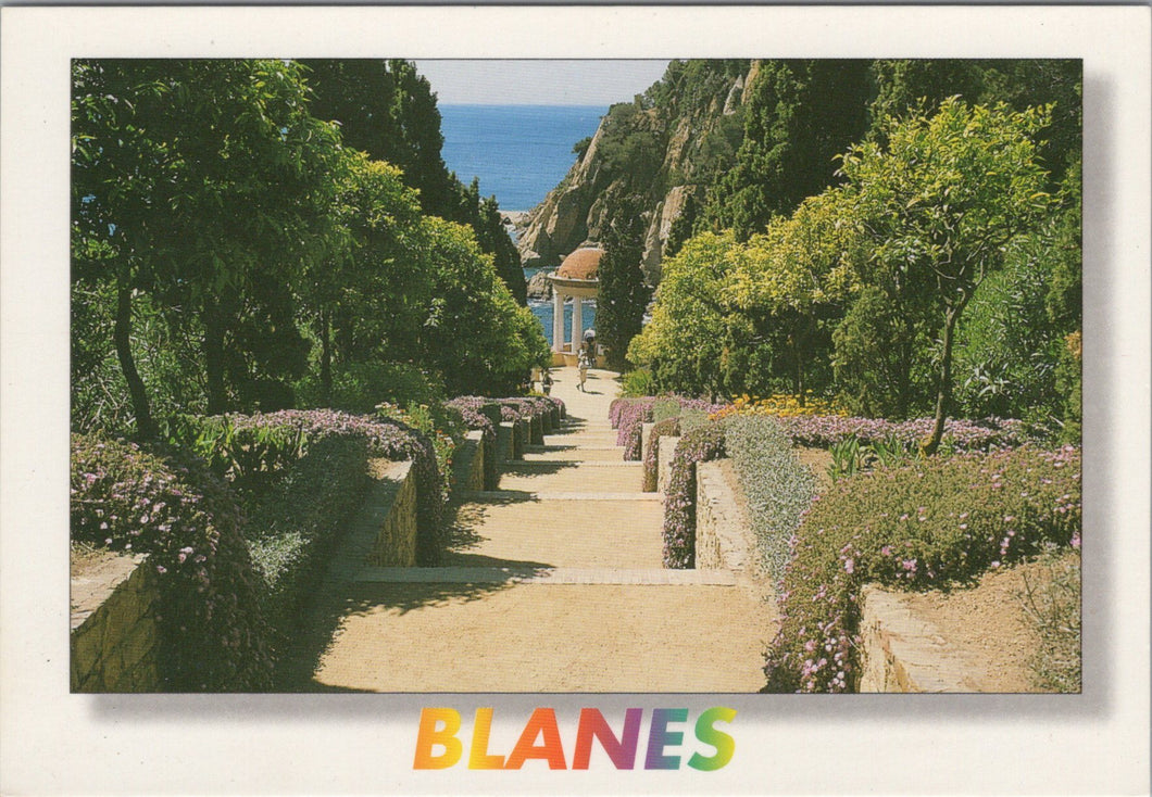 Spain Postcard - Jardin Botanico Blanes, Costa Brava  SW17178