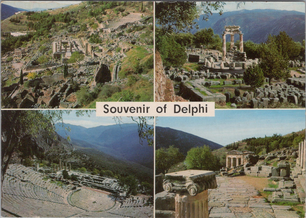 Greece Postcard - Souvenir of Delphi  SW17181