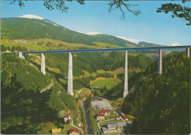 Austria Postcard - Europabrucke, Schönberg im Stubaital SW17182