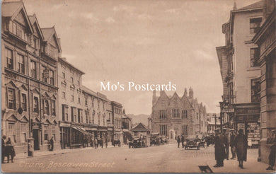Cornwall Postcard - Truro, Boscawen Street  SW18335