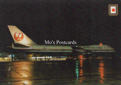 Civil Aviation Postcard - Japan Air Lines Boeing 747 Aeroplane  SW19004