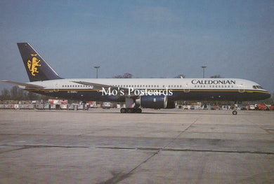 Civil Aviation Postcard - Caledonian Boeing 757-236 Aeroplane  SW19104
