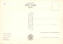 Load image into Gallery viewer, Back of a postcard from Egypt with text and a logo.
