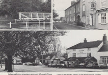 Load image into Gallery viewer, Collage of images from Great Glen, including a bench, a pub, and a street view.
