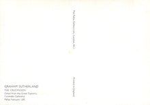Load image into Gallery viewer, Artistic depiction of &#39;The Crucifixion&#39; by Graham Sutherland with text on a white background
