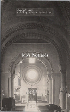 Oxfordshire Postcard - Iffley Church Interior, Norman Work SW17334