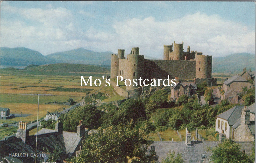 Wales Postcard - Harlech Castle, Gwynedd   SW17346