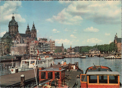 Netherlands Postcard - Amsterdam, Prins Hendrikkade  SW17284